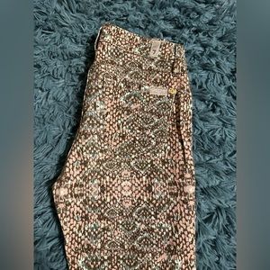 7 for All ManKind Snake Print Jeans Skinny Jeans Size 25